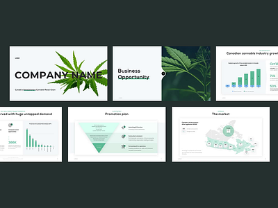 Cannabis retailer investor presentation animation animations cannabis green hemp investor pitch keynote map pitch deck powerpoint design presentation design retailer simple design vc