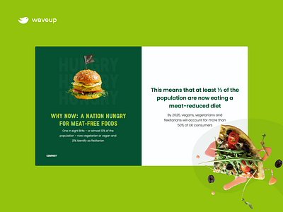 Vegan food Investor deck