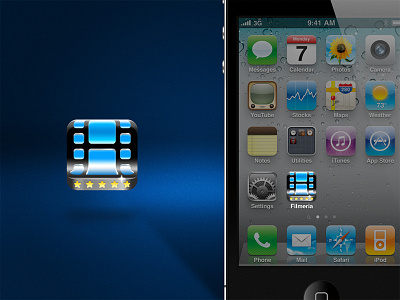 Filmeria App Icon app icon ios movies