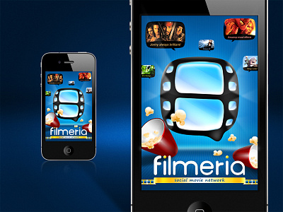 Filmeria Welcome Screen app ios iphone movies