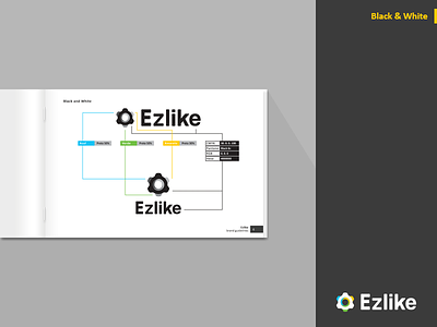 Ezlike Brand Guideline - Part 2 branding guide identity logo print style