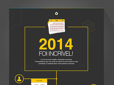Ezlike 2014 Thanks icons illustration infographic