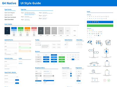 Gravity4 - Style Guide application components guide icons style ui ux