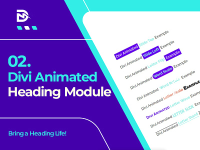 Divi Animated Heading Module divi divi theme elegant themes typography web website