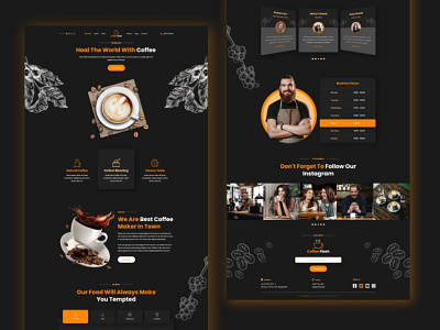 Divi Coffee Shop Layout