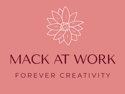 Mack at work logo design ❤️