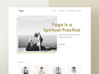 Yoga design ui web