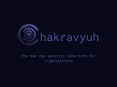 Chakravyuh branding logo security ui