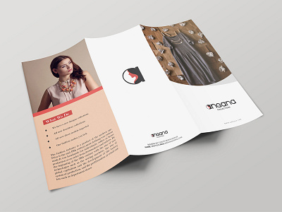 Brochure branding brochure brown colour grey illustrator logo photoshop trifold