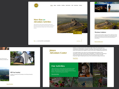 Jadayu Website adventure design park sketch travel ui userinterface web design webdesign