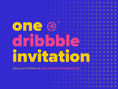 Dribbble Invitation