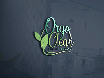 Orgo Cleaner Logo cleaner logo cleaning logo design illustration logo logodesign logos orgo cleaner logo