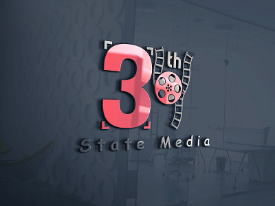 State Media Logo branding design illustration logo logodesign logos media logo media logo design vector