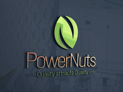 Power Nuts Logo branding design illustration logo logodesign logos nuts logo power logo