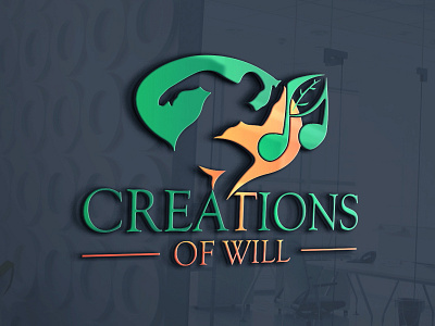 Creations Logo branding design illustration logo logodesign logos singers singers logo singing