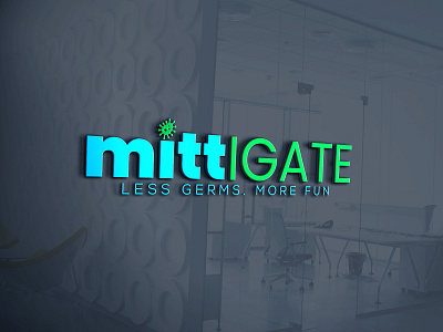 MittiGate Logo design germs logo illustration logo logodesign logos mittigate mittigate logo