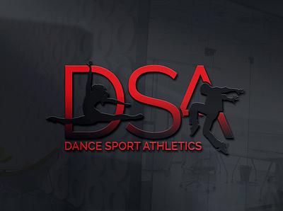 DSA Dance Academy Logo athletic athletic logo athletics danceathletics dancelogo design illustration logo logodesign logos sports sports logo