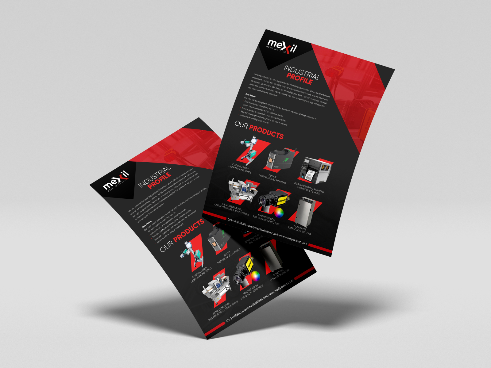 A4 Size Corporate Industrial Flyer | Brochure by Cyber Avanza on Dribbble