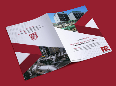 A4 Size Corporate Industrial Flyer | Brochure a4 branding brochure companybrochure companyprofile corporate design editable flyer indesig pdf printable