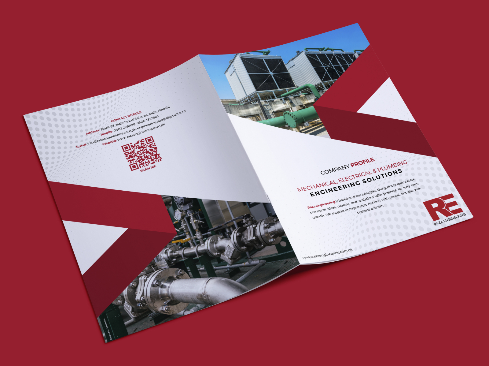 A4 Size Corporate Industrial Flyer | Brochure by Cyber Avanza on Dribbble