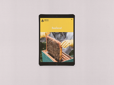 Screendesign Concept for fictional company "Wabenschatz" adobexd beekeeper bees honey illustrator mobile mockup photoshop screendesign tablet ui uiux ux xd
