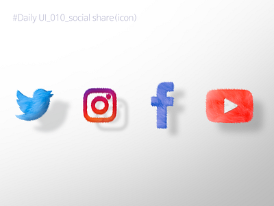 #Daily UI_010_social share(icon)