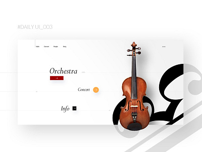 #Daily UI_003_Landing page dailyui landing page music