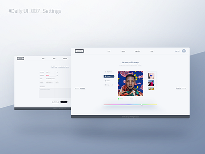 Dailyui_007_settings dailyui design
