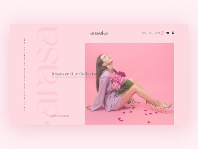 Fashion Website🌸Clothing store UI 2021 design branding clean design clothes shop clothing brand ecommerce fashion brand grid minimal minimalism minimalistic online shopping outfit shop shopping store ui web webdesign women fashion