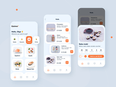 Food delivery app 🍣