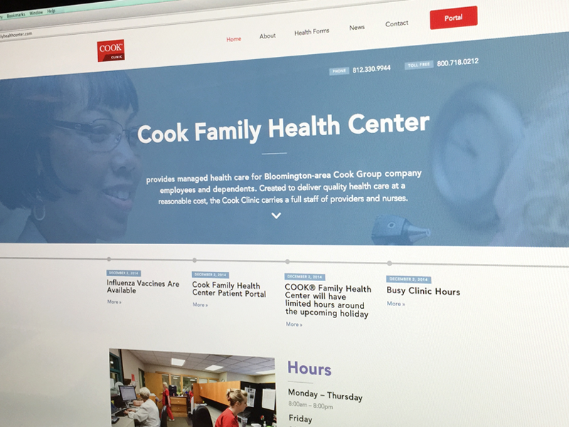 Cook Family Health Center Launched white flat clean avenir doctor health hospital