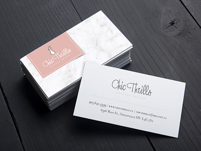 Chic Thrills Business Cards