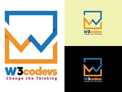 W3codevs logo design app branding graphicdesign icon illustration logo logo design minimal typography vector web