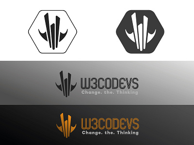 W3codevs 1 logo design