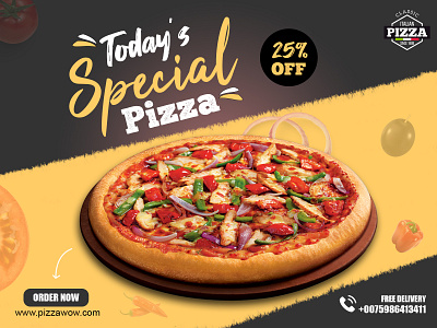 Pizza banner design