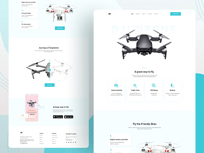 Drone Hero Section Design designs, themes, templates and downloadable graphic elements Dribbble