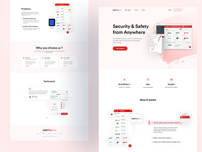 SaaS Landing Page - LastPass