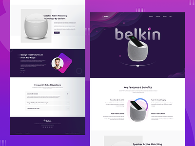 Product Landing Page Design - belkin