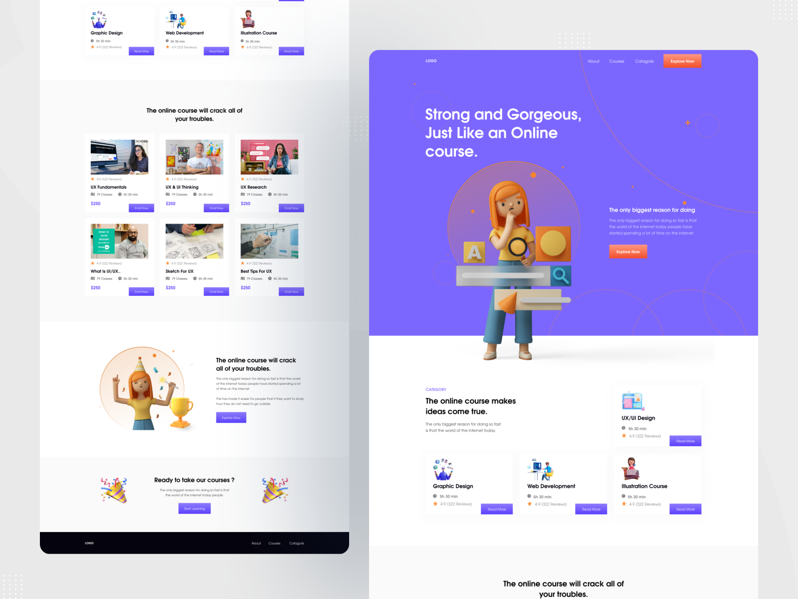 Online Course Landing Page