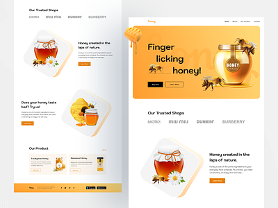 Honey Landing Page