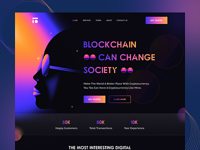 NFT Landing Page Design