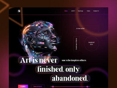 NFT Landing Page Design - ITO