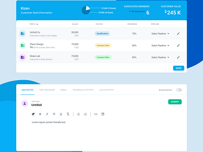 Kizen App Rebound app charts clean colors design editor illustration minimal app table design ui web