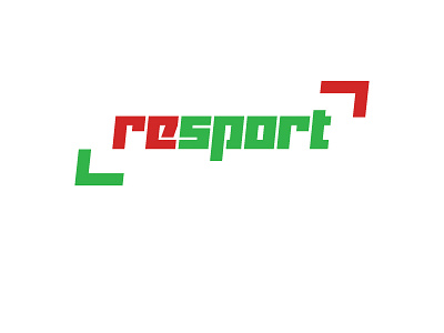 Resport Logo green logo reuse second hand shop sport