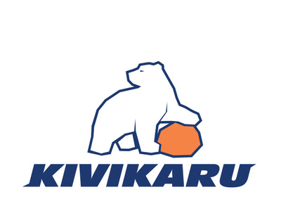 Kivikaru bear bear logo logo stone