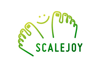 Scalejoy fitness green health care joy logo weight loss weight watchers