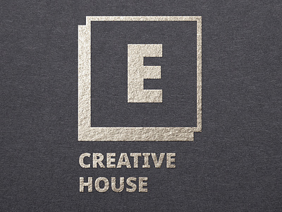 E Creative house logo