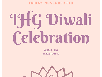 IHG Diwali Celebration signage 2019 artist design illustrator procreate