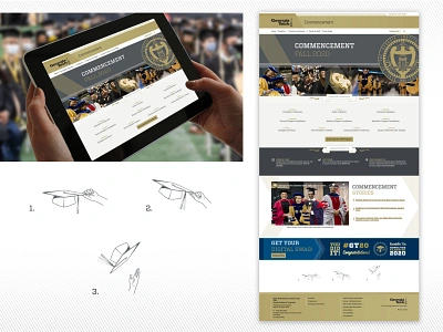 Georgia Tech's First Online Commencement Program drupal drupal development ui web design web development