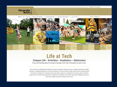 Student Life University Website academic bootstrap4 college css html responsive ui web design